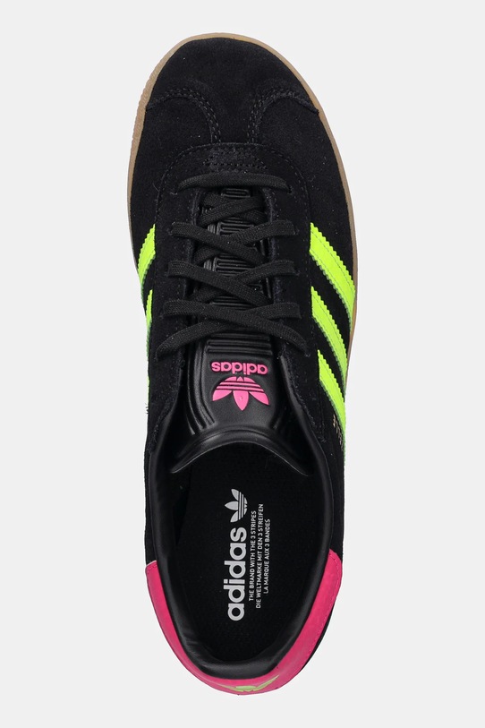Детские замшевые кроссовки GAZELLE Adidas Originals, черный — фото 4