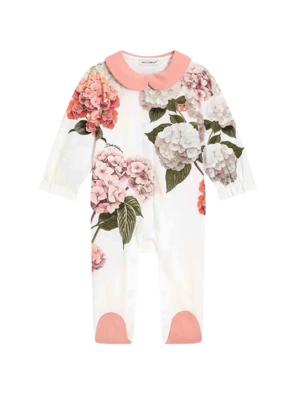 Подарочный набор из трех предметов с принтом Hydrangea Dolce & Gabbana Kids, белый