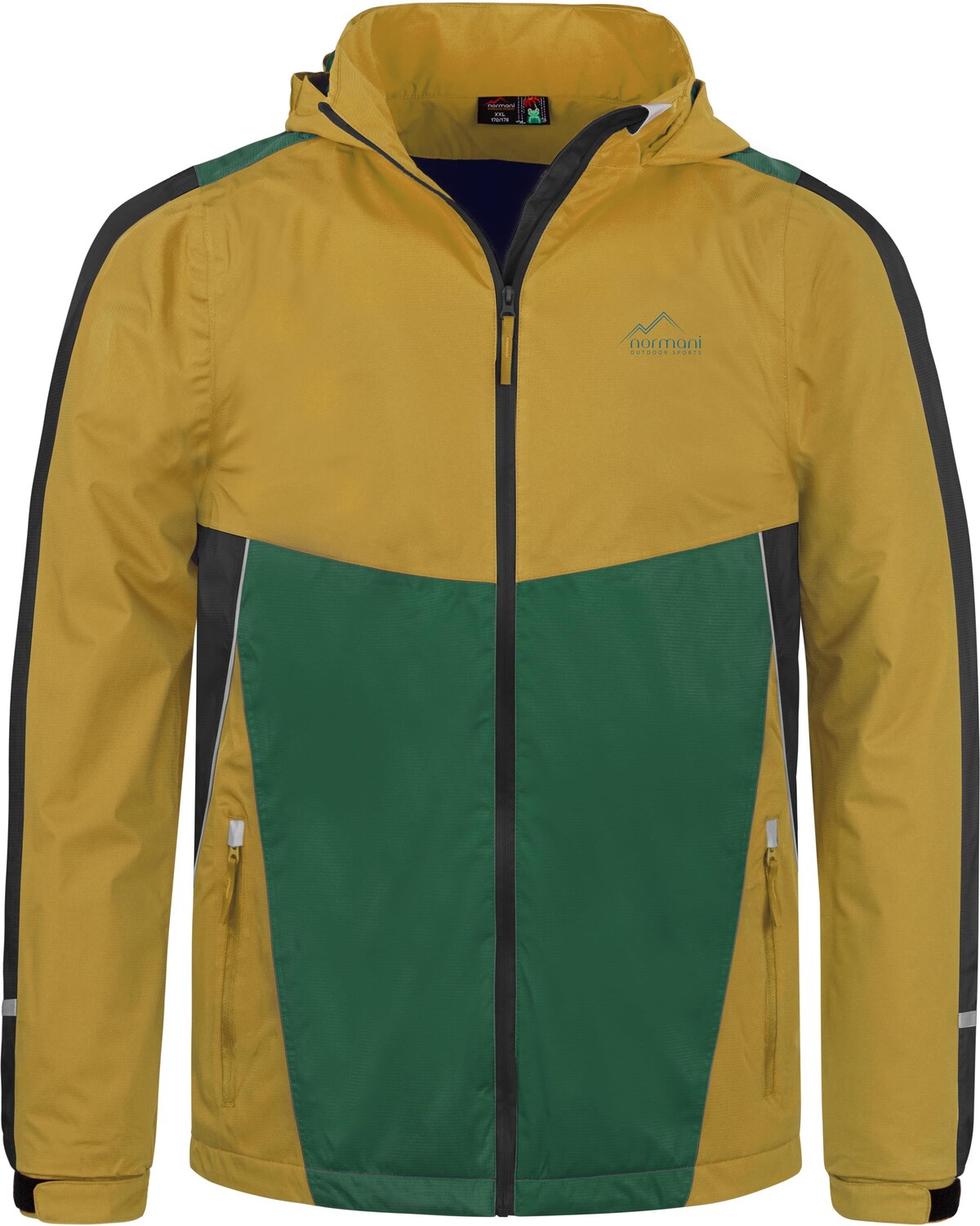 Дождевик Normani Outdoor Sports Kinder Puyallup, желтый — фото 4