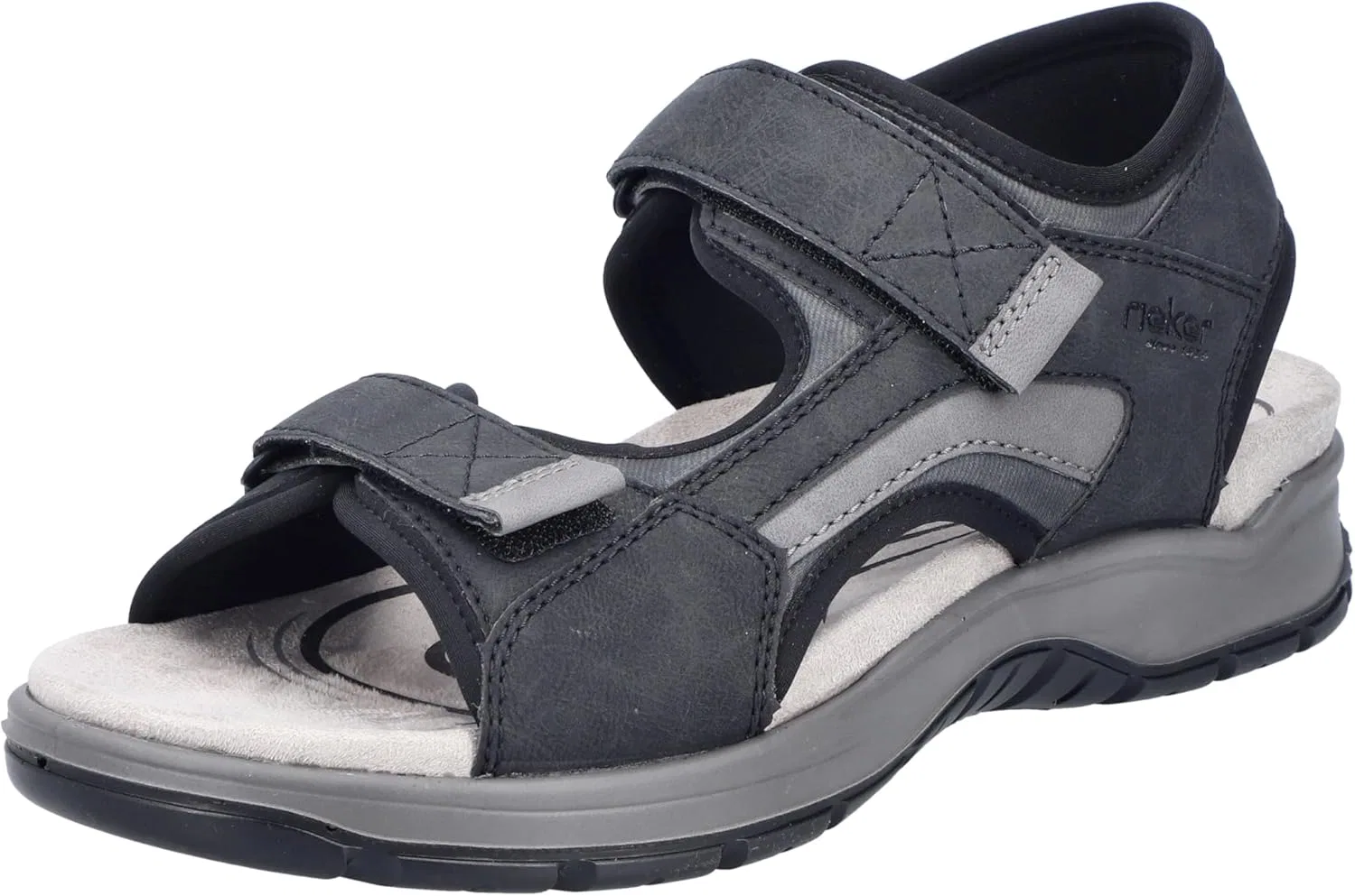 Мужские треккинговые сандалии Rieker 26952, Black 00