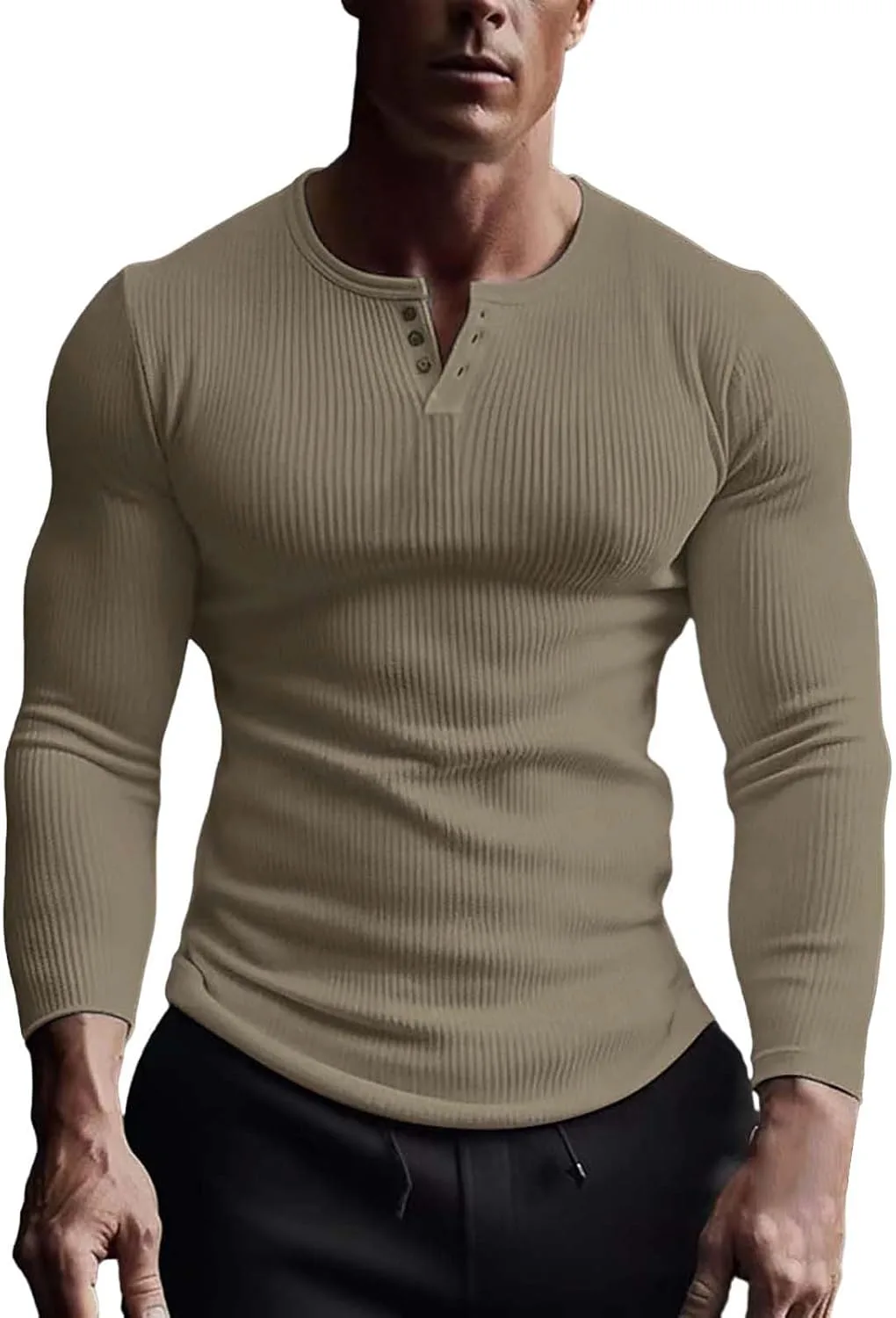 

Мужская футболка Muscle Fitted с длинным рукавом для тренировок