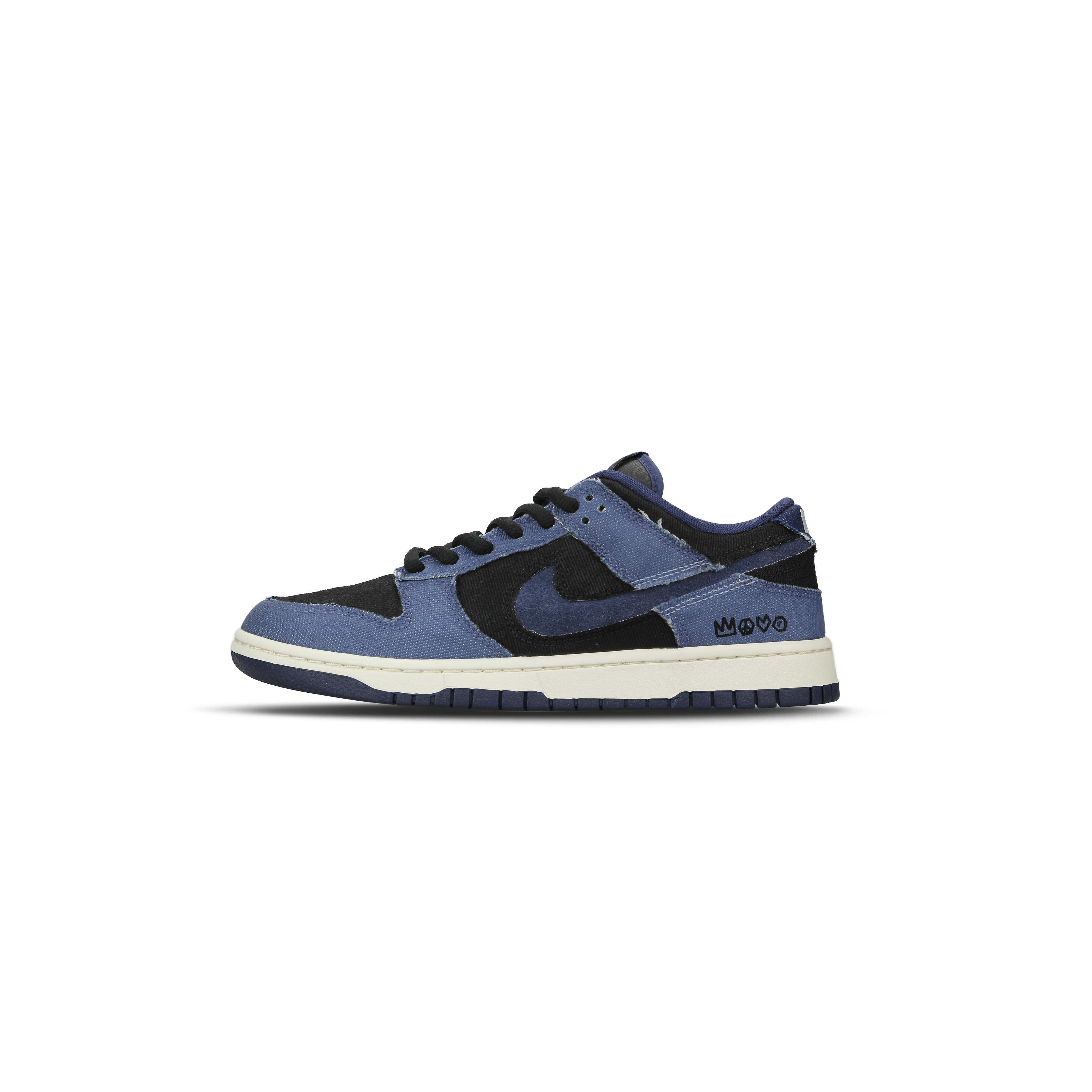 

Nike Кроссовки для скейтбординга Dunk, износостойкие, низкие, мужские, сине-черные
