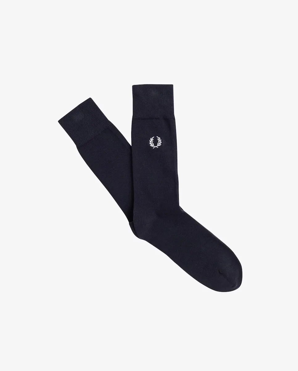 

Простые мужские носки выше колена Fred Perry, темно-синий