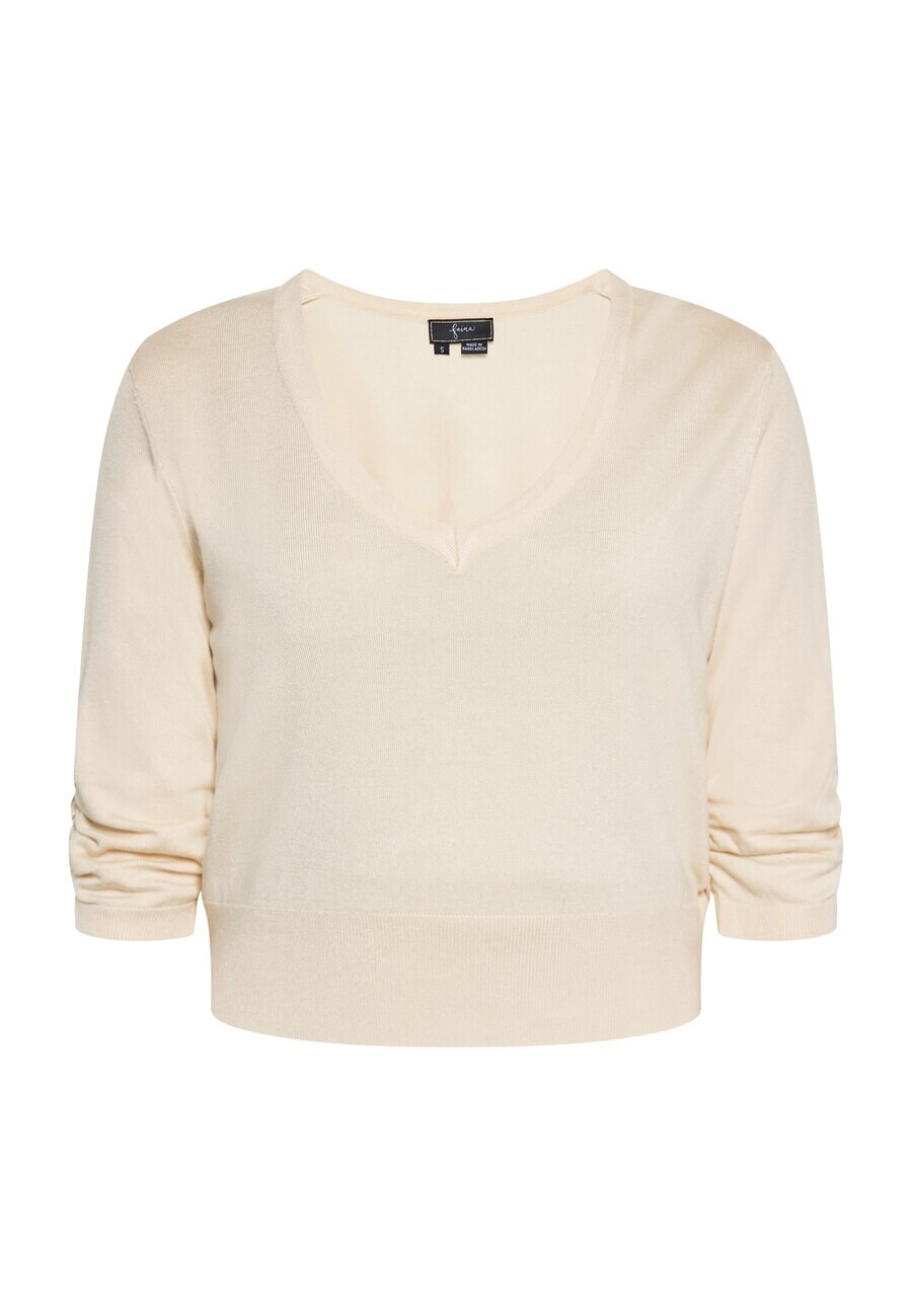 

Тонкий вязаный свитер faina Sweater, слоновая кость
