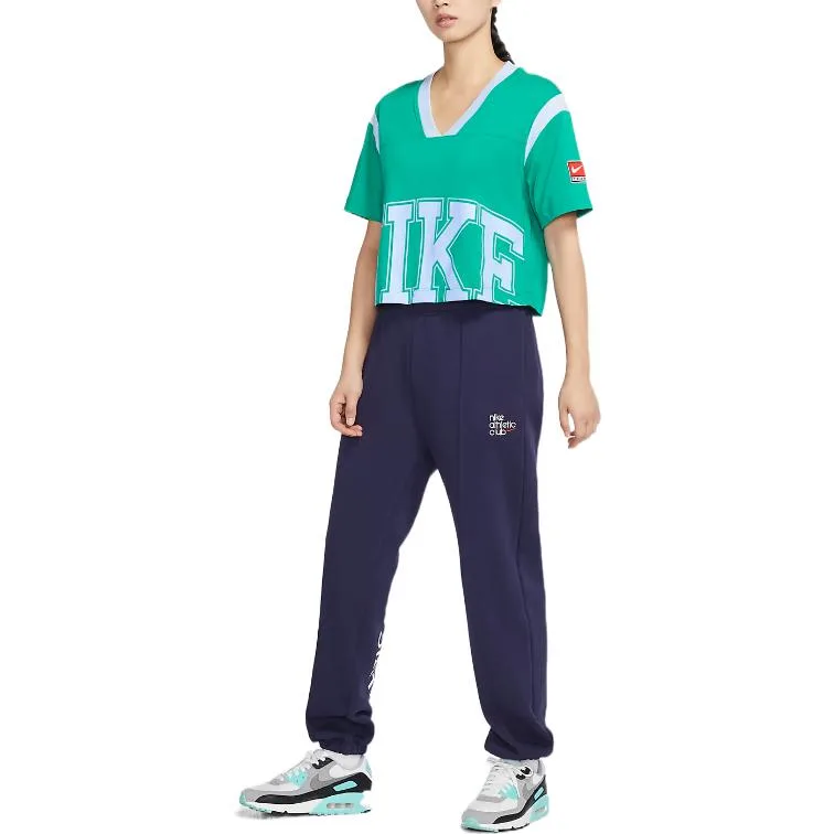 Nike Топ-кроп женский Sea God Green — фото 4
