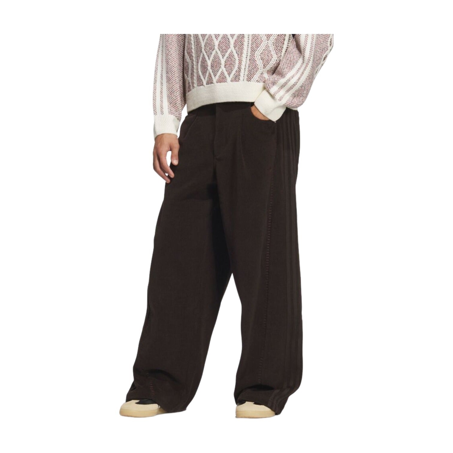 Брюки Adidas Crafted Pants 'Aurora Coffee' — фото 2