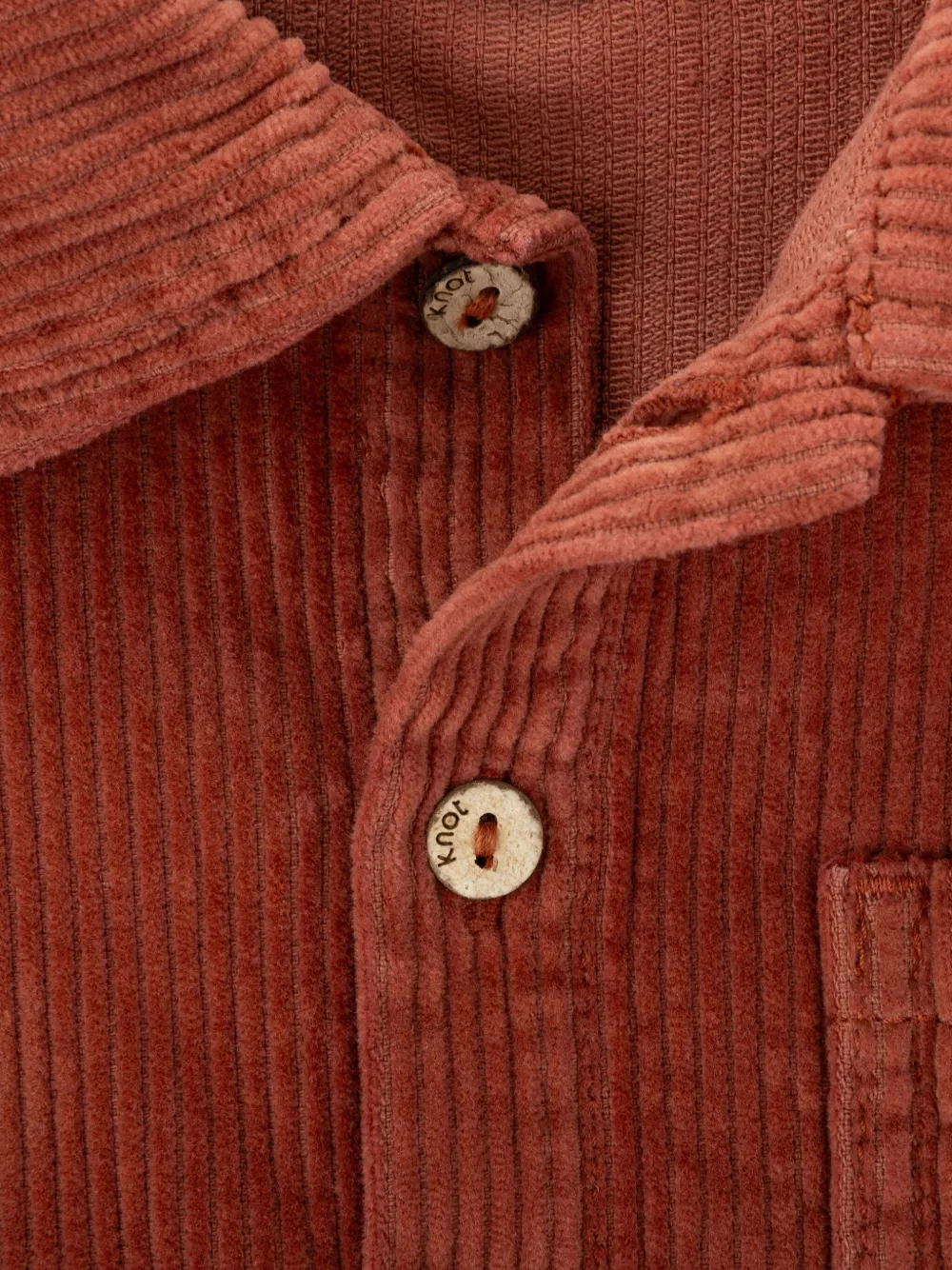 Вельветовая куртка Mitchell на пуговицах Knot, оранжевый — фото 3