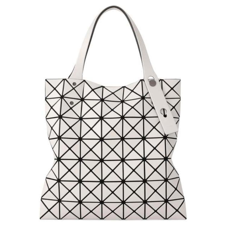 

ISSEY MIYAKE Поливинилхлоридная женская сумка через плечо малого размера светло-серая