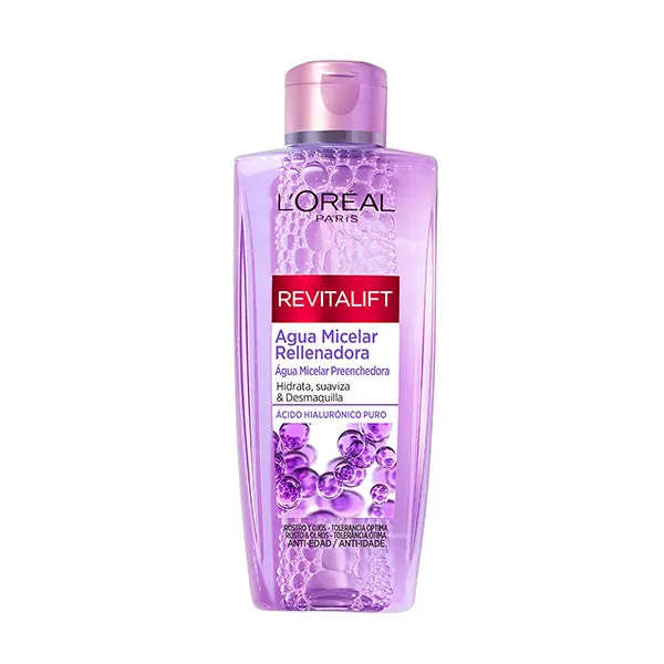 

Антивозрастная мицеллярная вода с чистой гиалуроновой кислотой Agua Micelar Rellenadora Filler L'Oreal, 200 ml