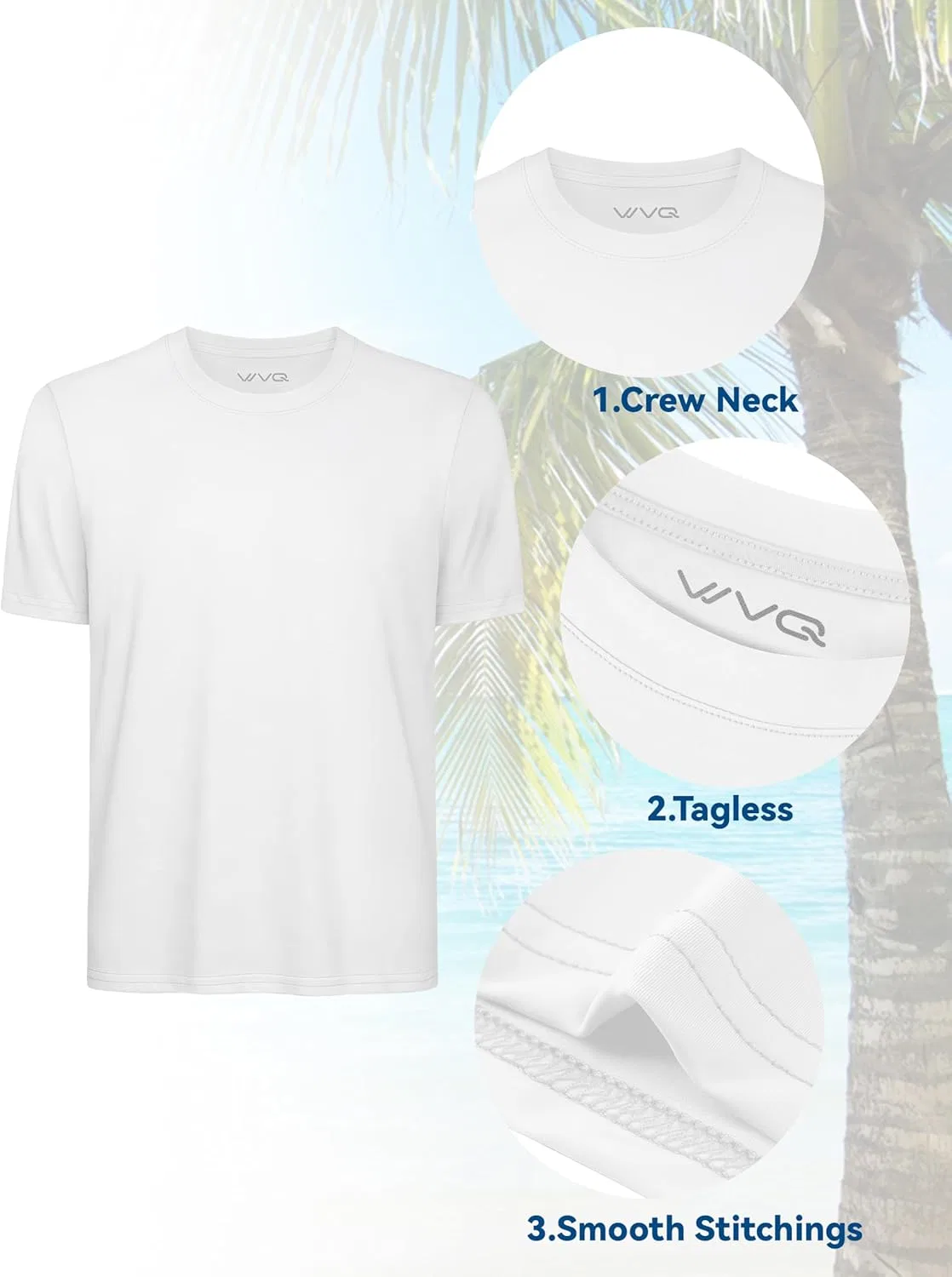 Футболка для активного отдыха Neon Shirts WVQ, белый — фото 4