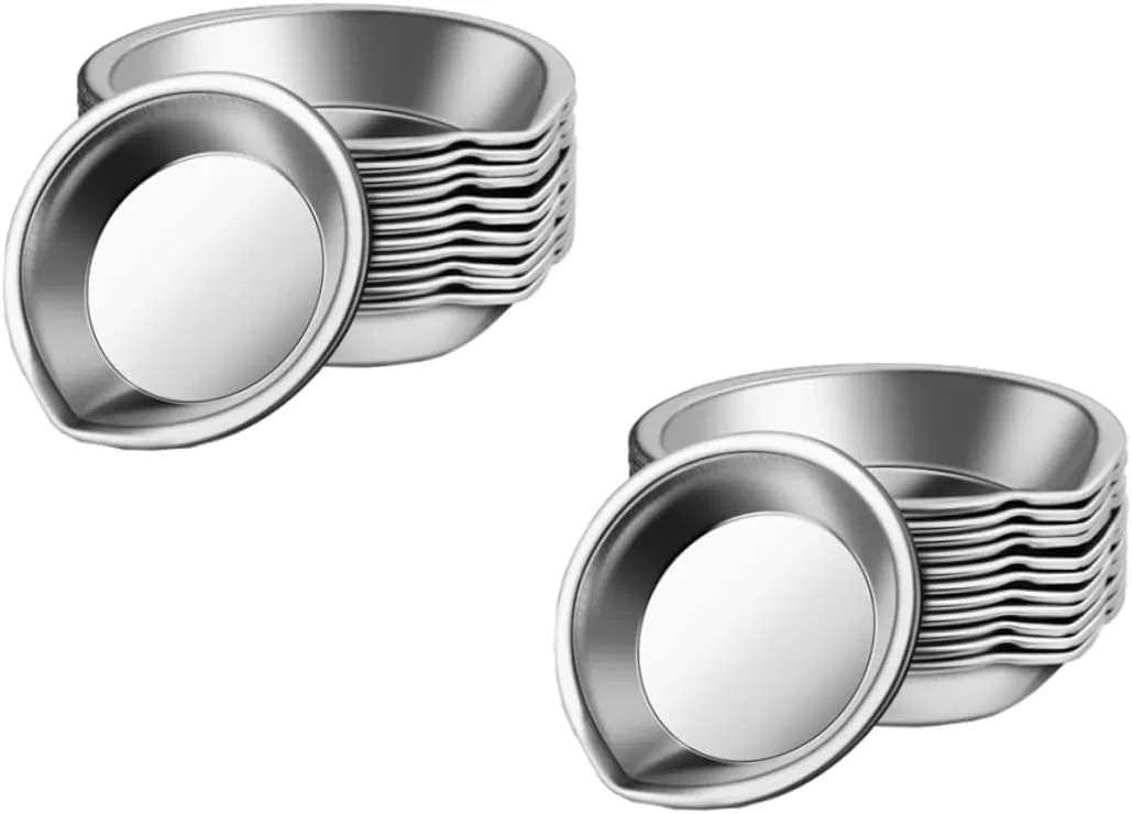 Палитра для смешивания красок 3 набора Stainless Steel, 24 ячейки, серебристый