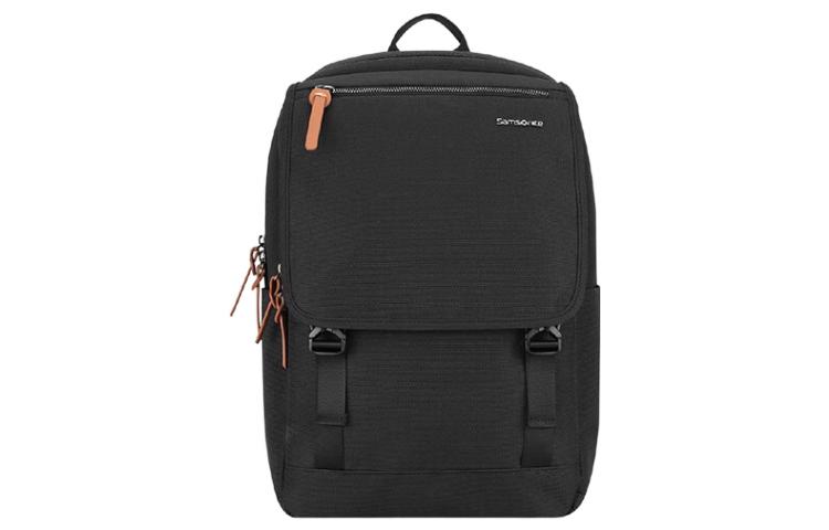 

Samsonite Большой черный рюкзак из ткани для мужчин