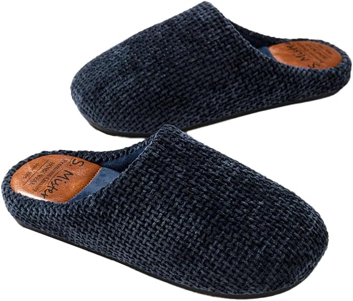 

Мужские и женские пушистые тапочки, теплые зимние тапочки, удобные тихие домашние шлепанцы, сандалии, тапки для дома и улицы Yafirgeer, темно-синий