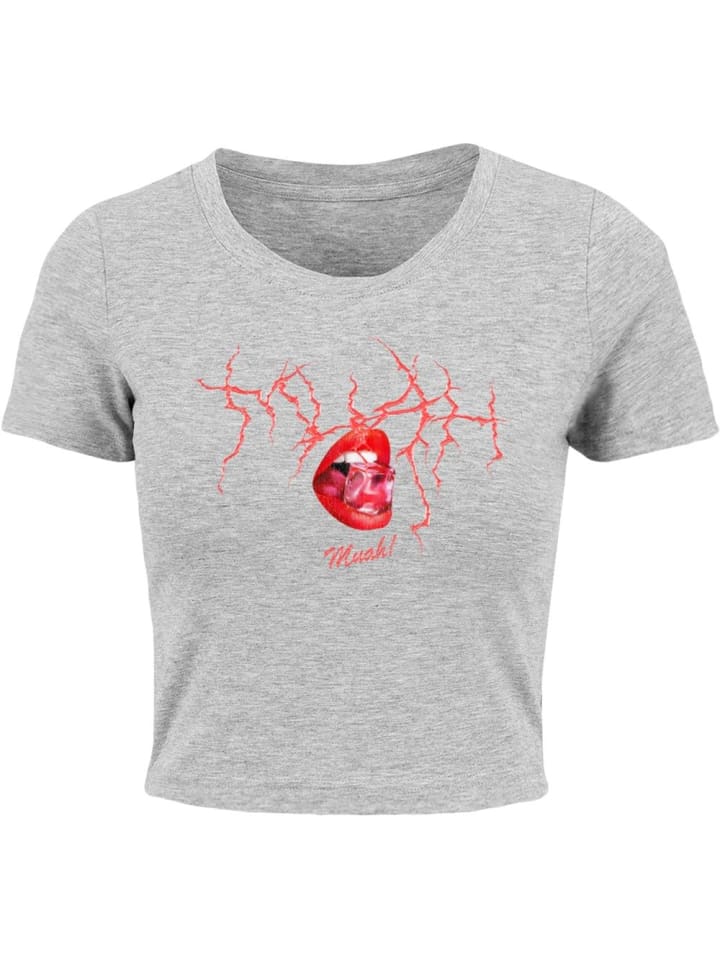 

Футболка Muah Cropped Tee Mister Tee, серый