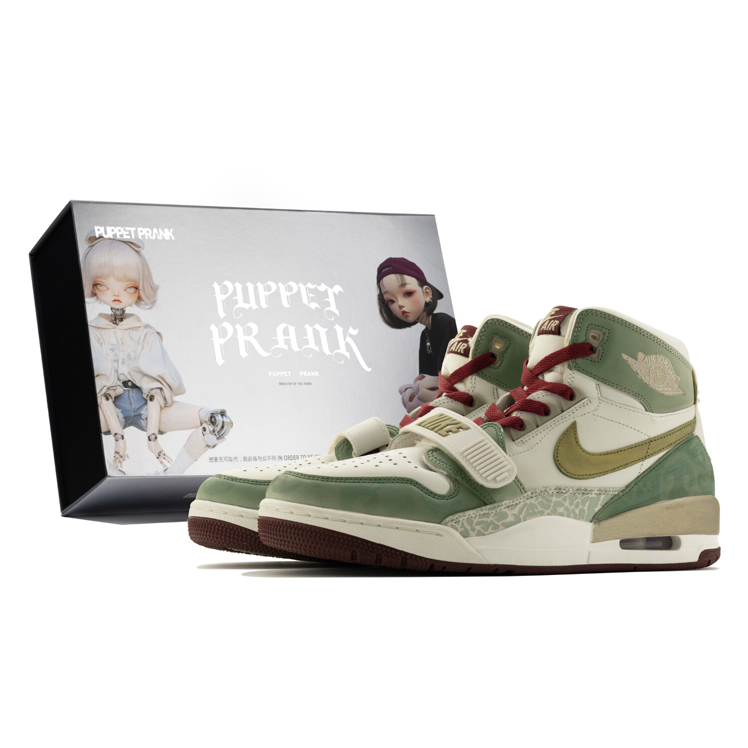 

Баскетбольные кроссовки Legacy 312 Vintage Men High-Top Green/White Jordan, Белый, Баскетбольные кроссовки Legacy 312 Vintage Men High-Top Green/White Jordan