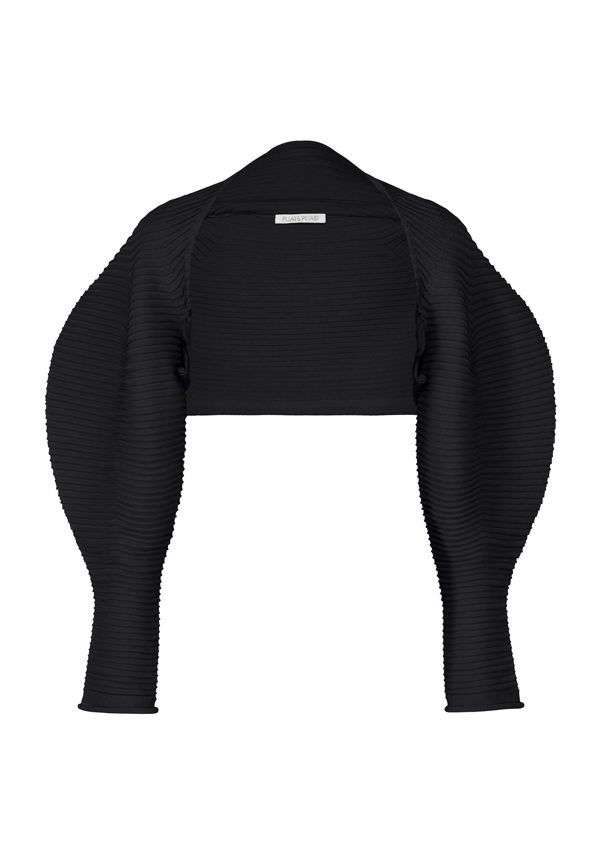 

Кардиган powan knit Pleats Please Issey Miyake, черный