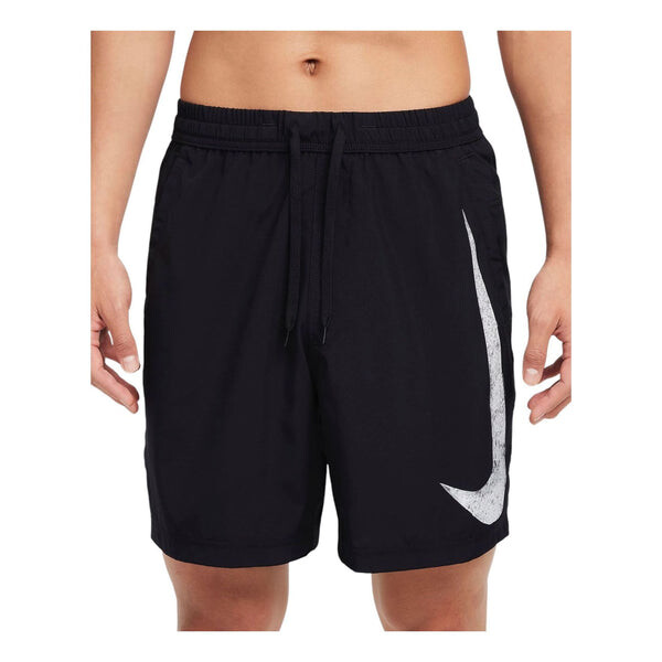 

Шорты dri-fit 7" shorts 'black form swoosh ' Nike, черный