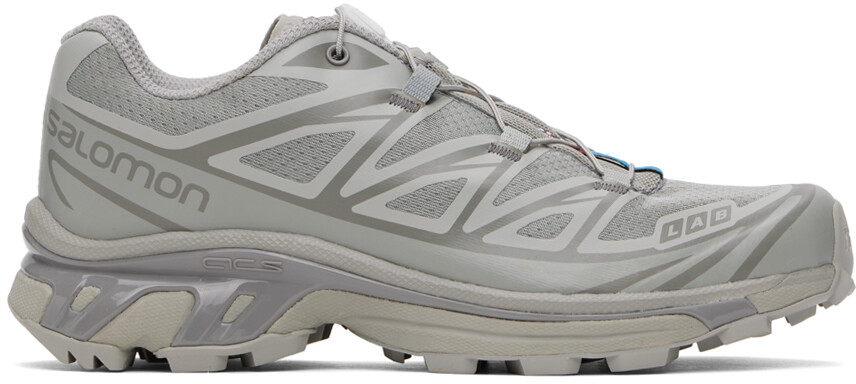 

Серые кроссовки XT-6 Salomon, цвет Ghost gray/Ghost gray/Gray flannel, Серый, Серые кроссовки XT-6 Salomon, цвет Ghost gray/Ghost gray/Gray flannel