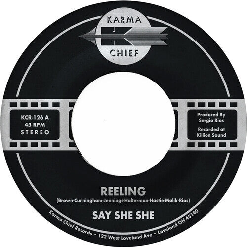 

Сингл 7" Say She She: Reeling / Don't You Dare Stop