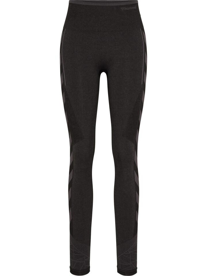 

Тайтсы Hummel Hmlmt Yoga Damen, цвет black/asphalt melange