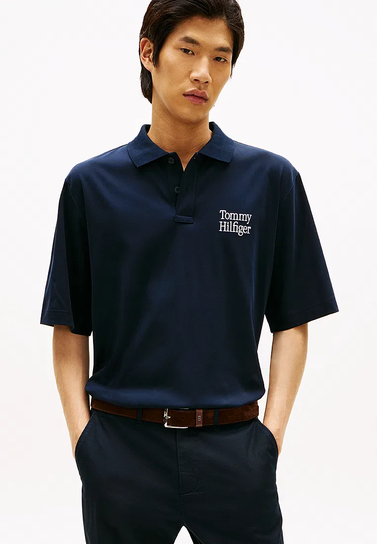 Поло, с графическим принтом, Big Back, TH Mainline Tommy Hilfiger, цвет Desert Sky