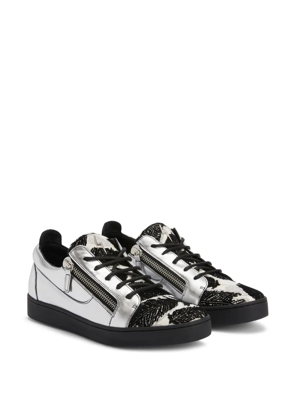 

Кеды Frankie Giuseppe Zanotti, серебяный