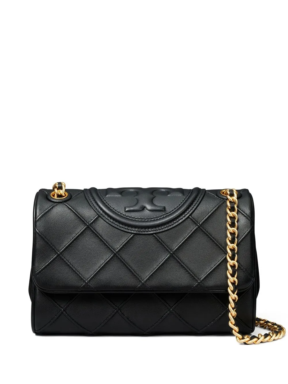 

Сумка на плечо Fleming Soft Convertible Tory Burch, черный