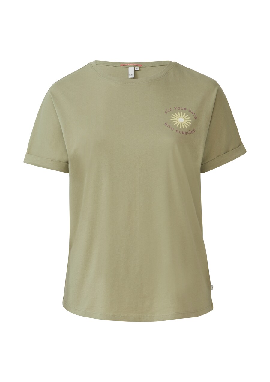 

Рубашка QS, цвет Olive/Light green