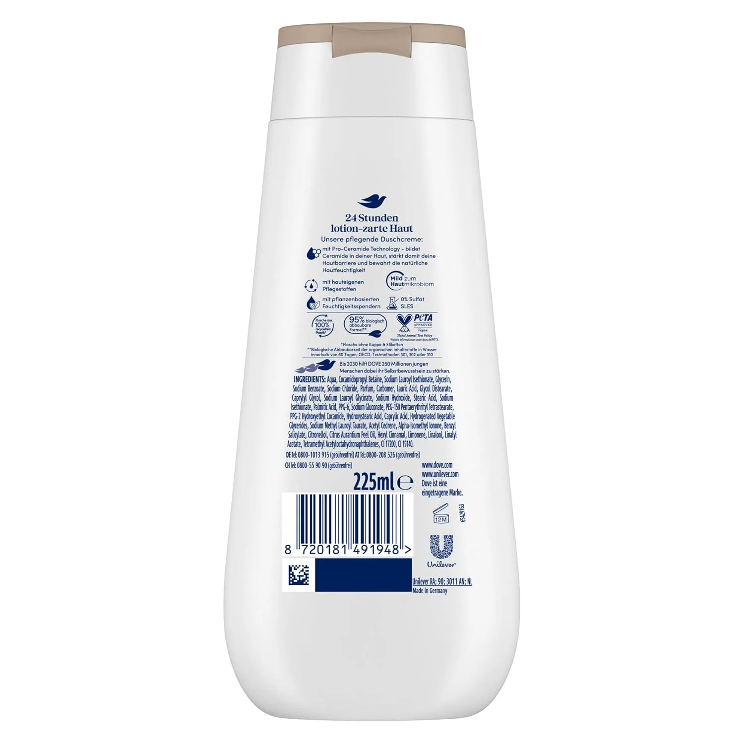 Крем-гель для душа «Advanced Care Silky Delicate» от Dove, 225 мл Dove — фото 4