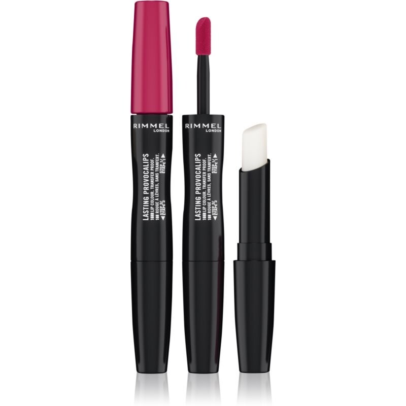 

Rimmel, Lasting Provocalips Double Ended, стойкая губная помада оттенка 310 Pouting Pink, 3,5 г