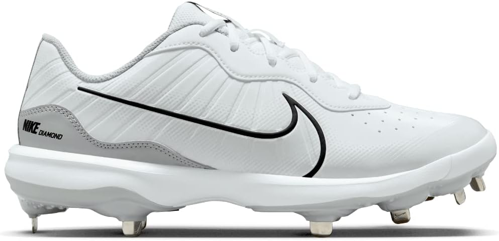 

Бейсбольные бутсы Nike Alpha Huarache Varsity 4 Low Metal, White/Grey