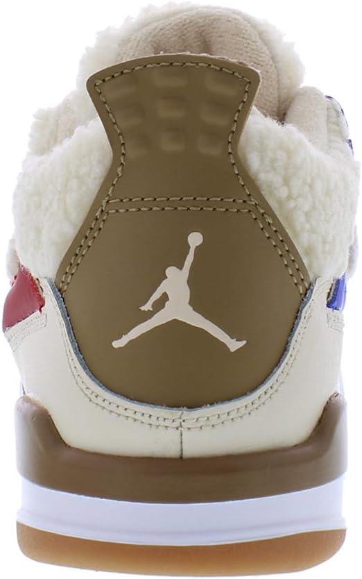Мужские кроссовки Nike Jordan 4 Retro, размер, красный/бежевый — фото 4