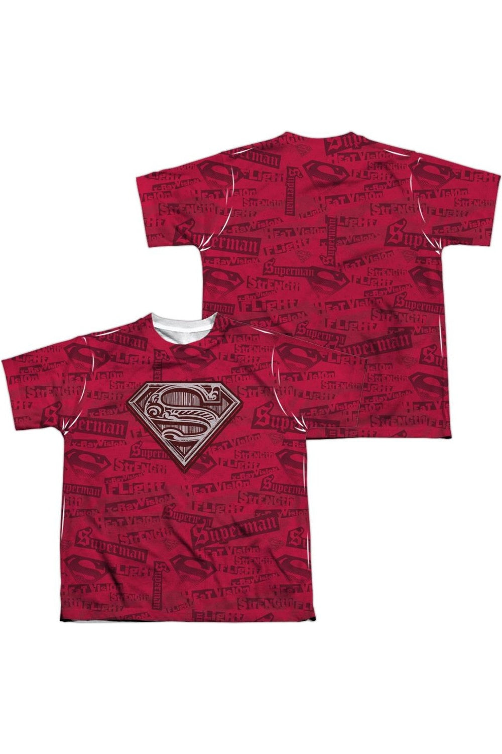 

Футболка с коротким рукавом Superman Super Powers для детей Gildan, белый