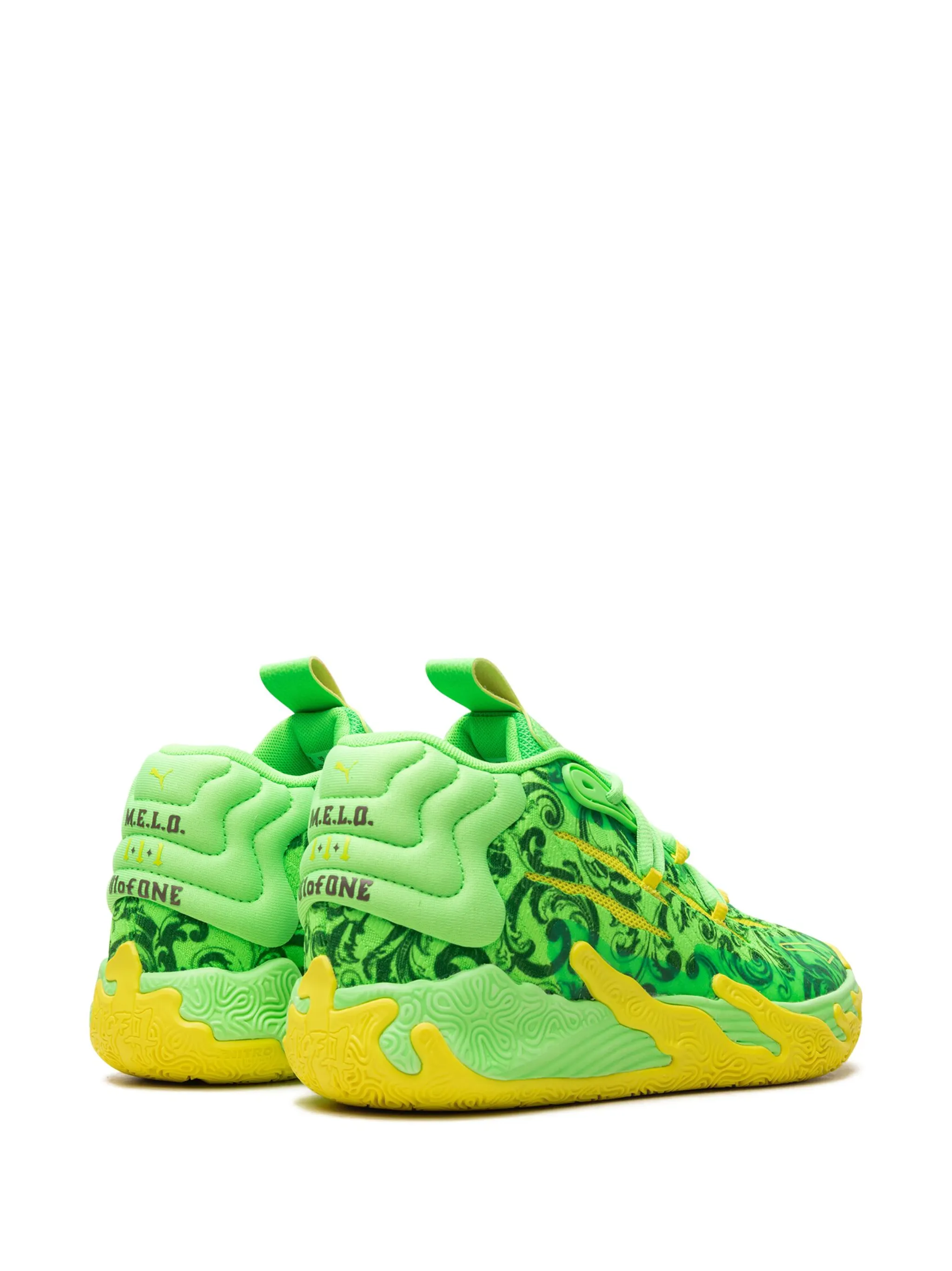 Кроссовки MB.03 FOREVER.RARE из коллаборации с LaFrancé Puma Kids, зеленый — фото 3