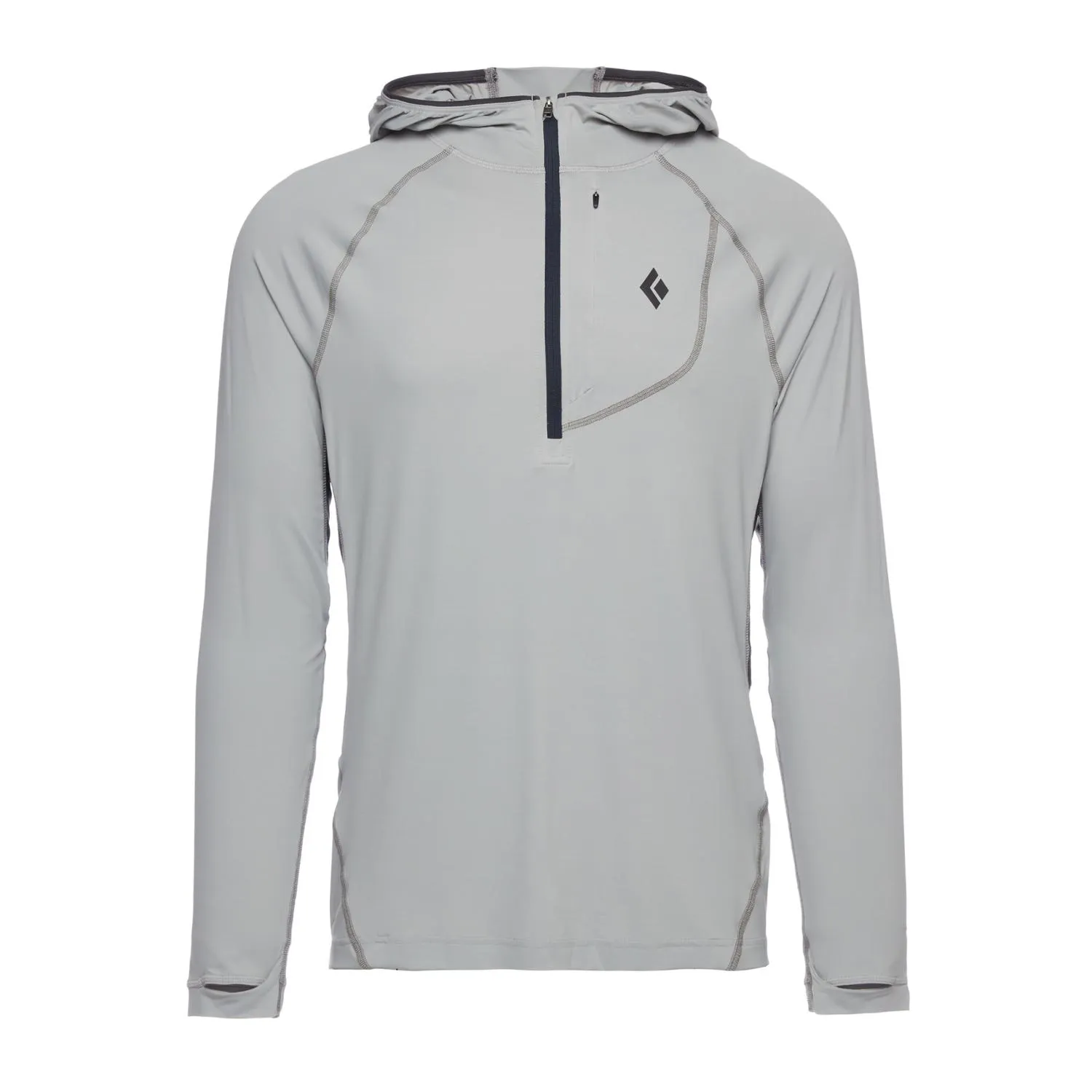 

Куртка Alpenglow Pro Hoody - мужская Black Diamond, Pewter