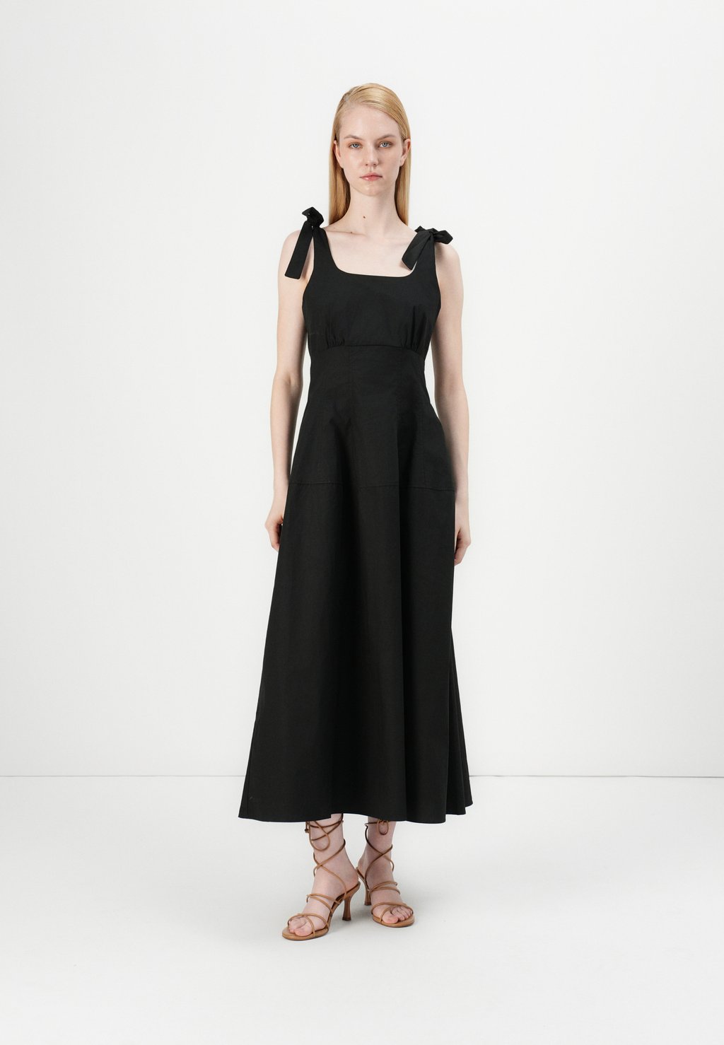 

Платье макси VMJUSTINE TIE ANKLE DRESS Vero Moda, черный