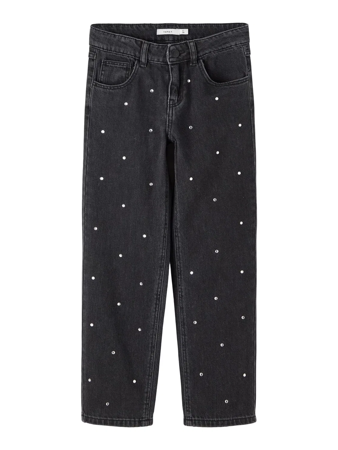 Джинсы Name It Regular Jeans Rose черного цвета
