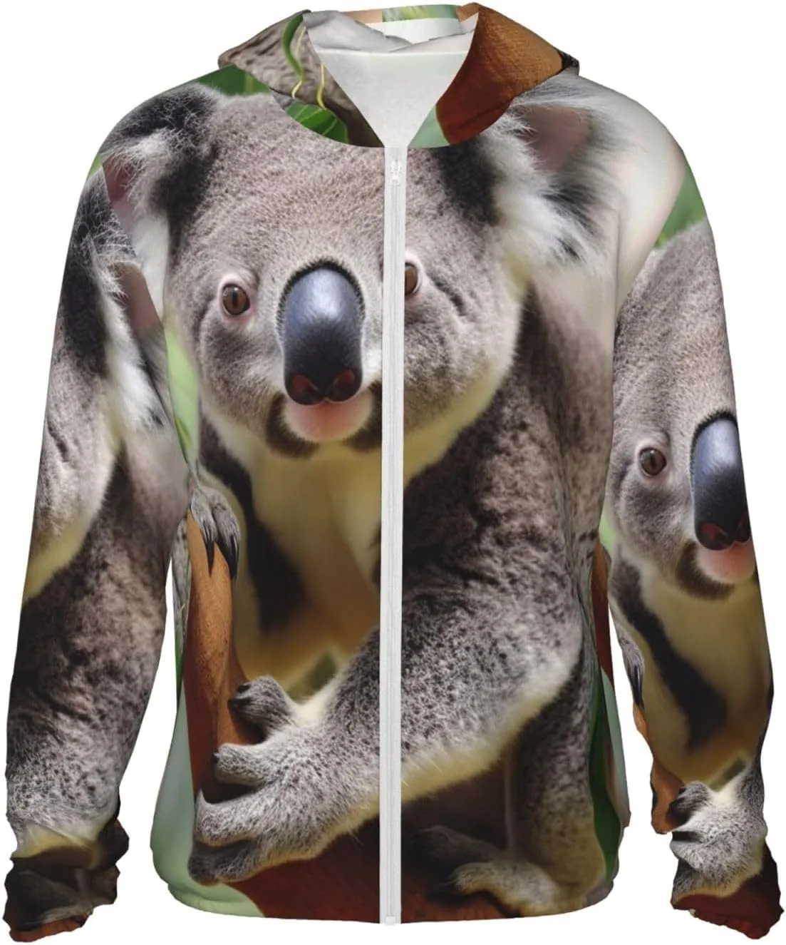 

Мужская футболка с защитой от солнца UPF 50+ Koala, легкая с длинным рукавом BWLHJKE