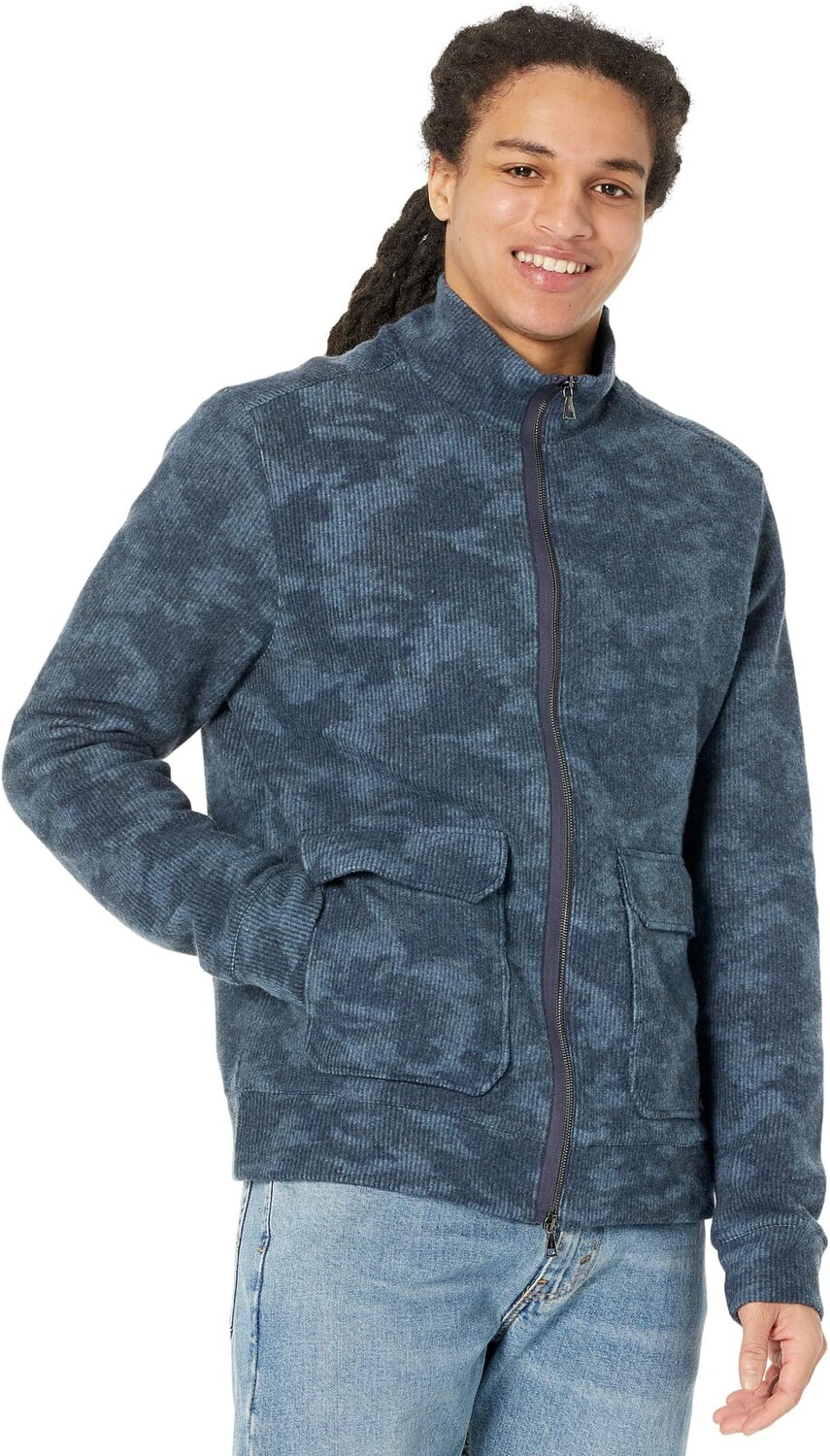 

Куртка John Varvatos Easy Fit Jacket with Patch Pocket Detail K3224X3, темно-синий