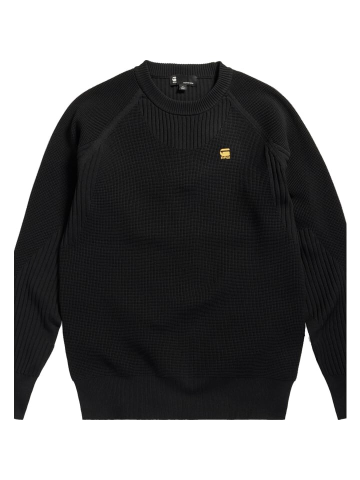 

Пуловер G-Star Raw Engineered Knitted, черный