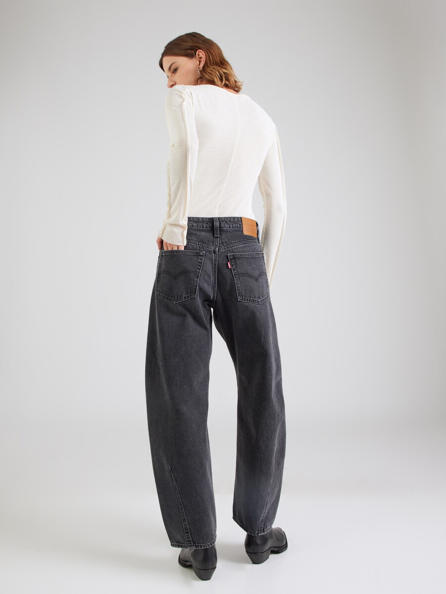 Мешковатые джинсы LEVI'S  Baggy Dad Barrel, Black Denim — фото 4