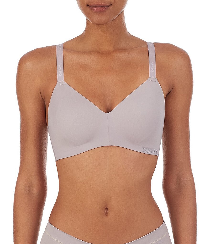 

Бюстгальтер-футболка без косточек DKNY Active Comfort, серый