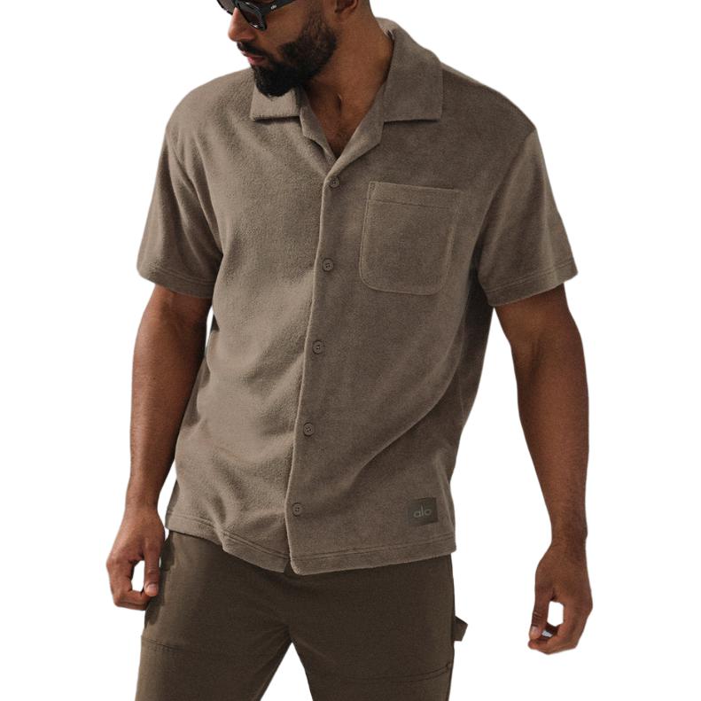 

Мужская рубашка Alo Yoga, Gravel