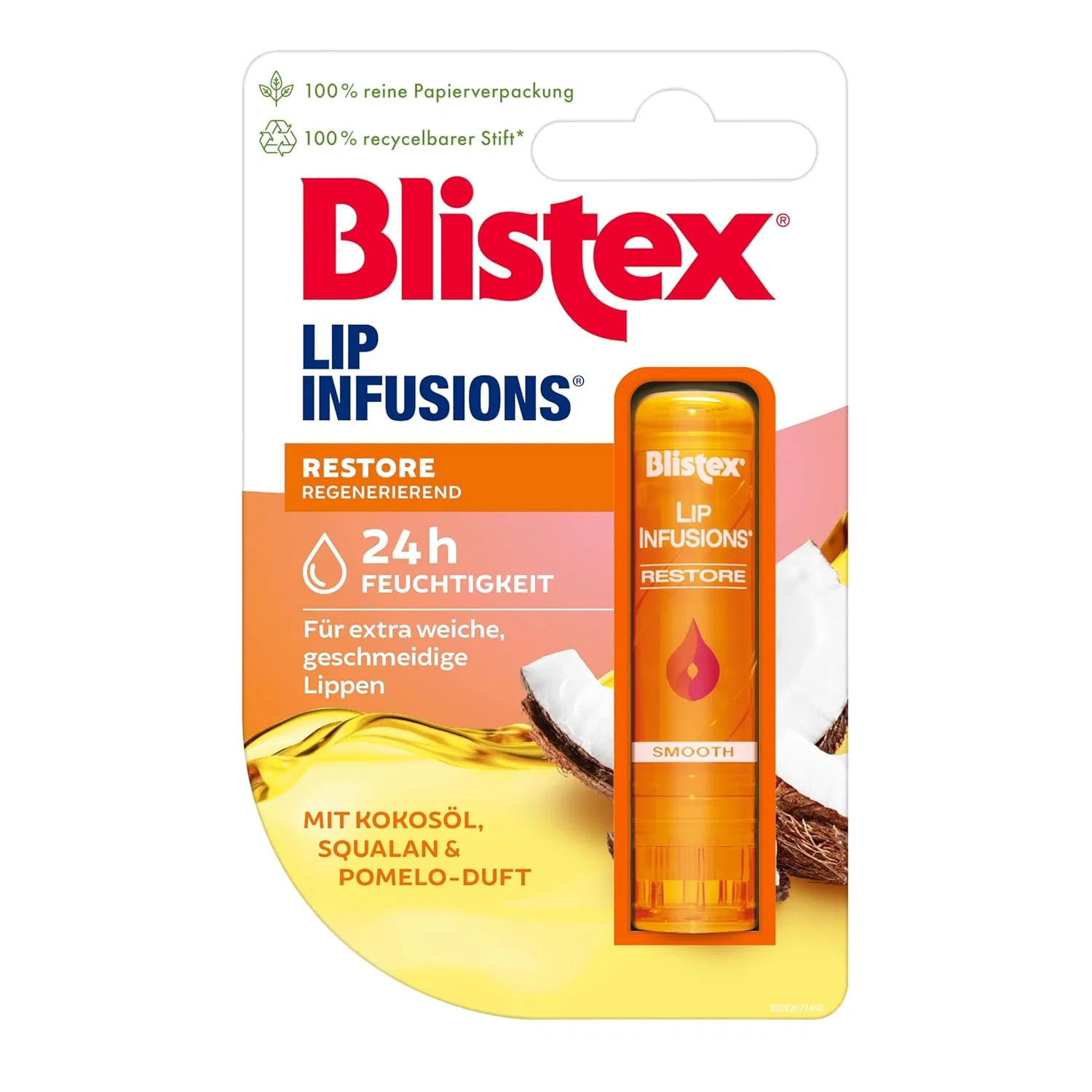 Бальзам для губ Blistex Lip Infusions Restore, 3.7 г Blistex
