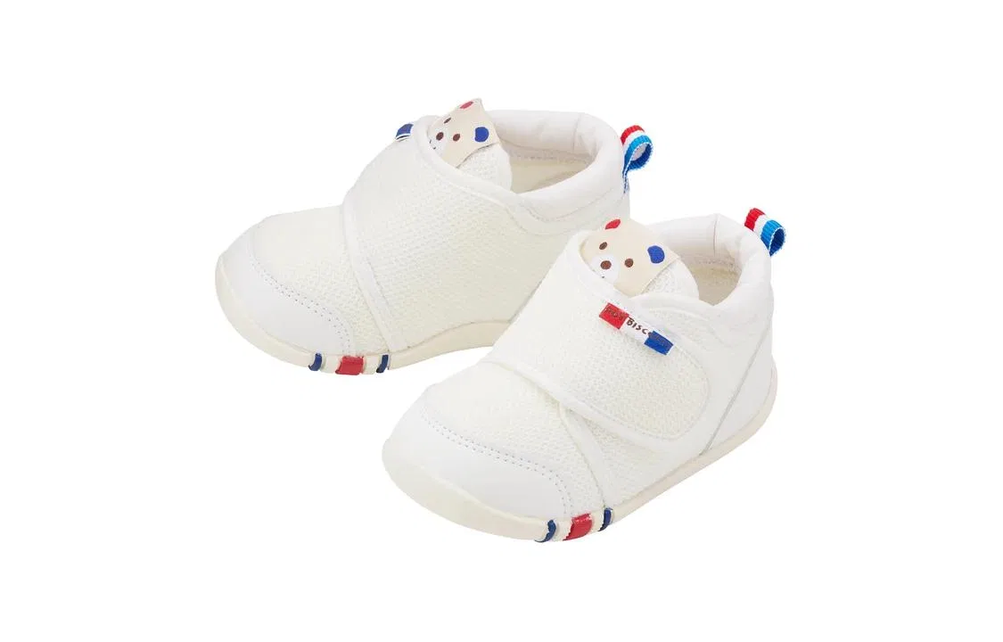Кроссовки Baby Abrasion Resistant, Lightweight, Balanced MIKI HOUSE, Yellow Red Blue — фото 4