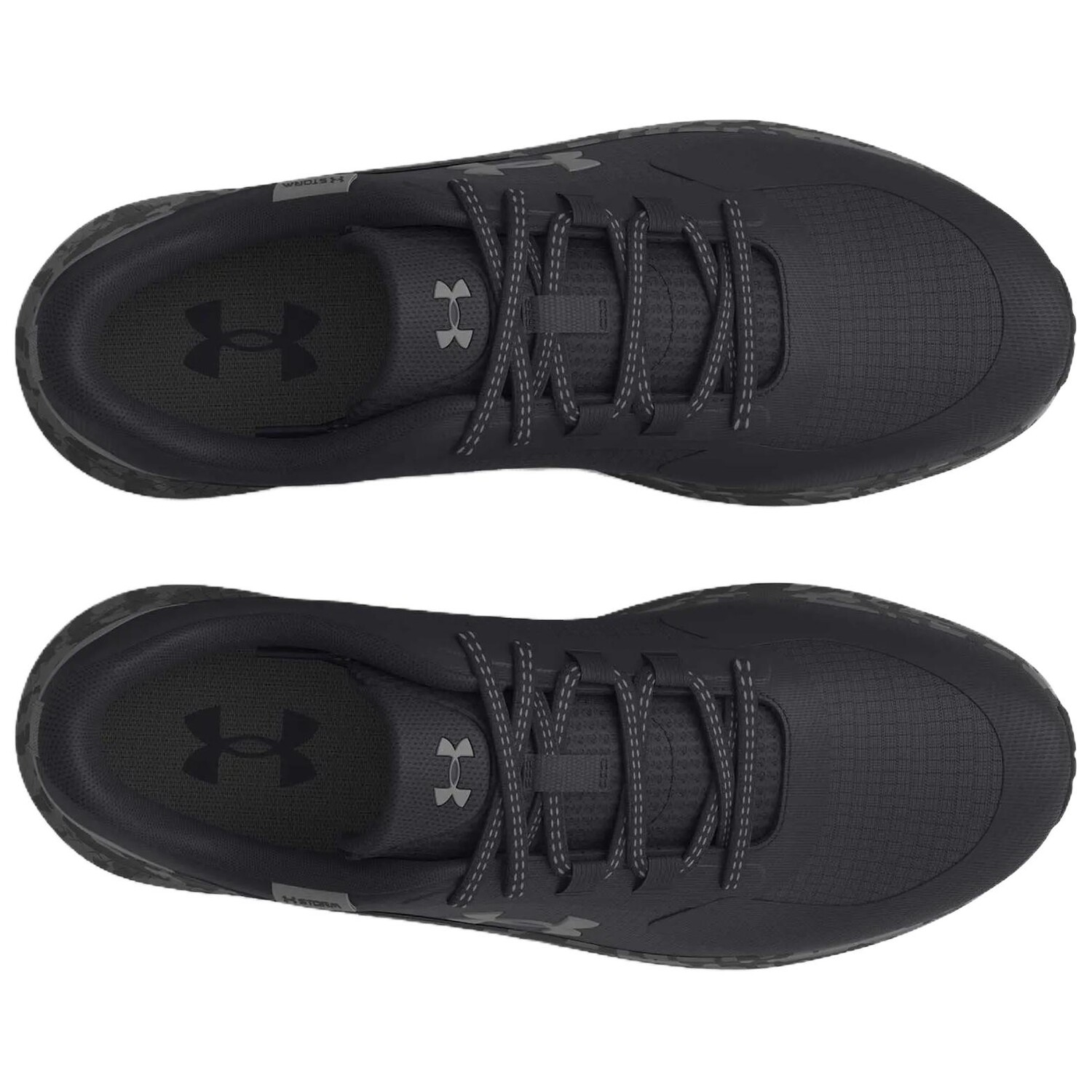 Кроссовки мужские низкие черные/серые Under Armour — фото 4