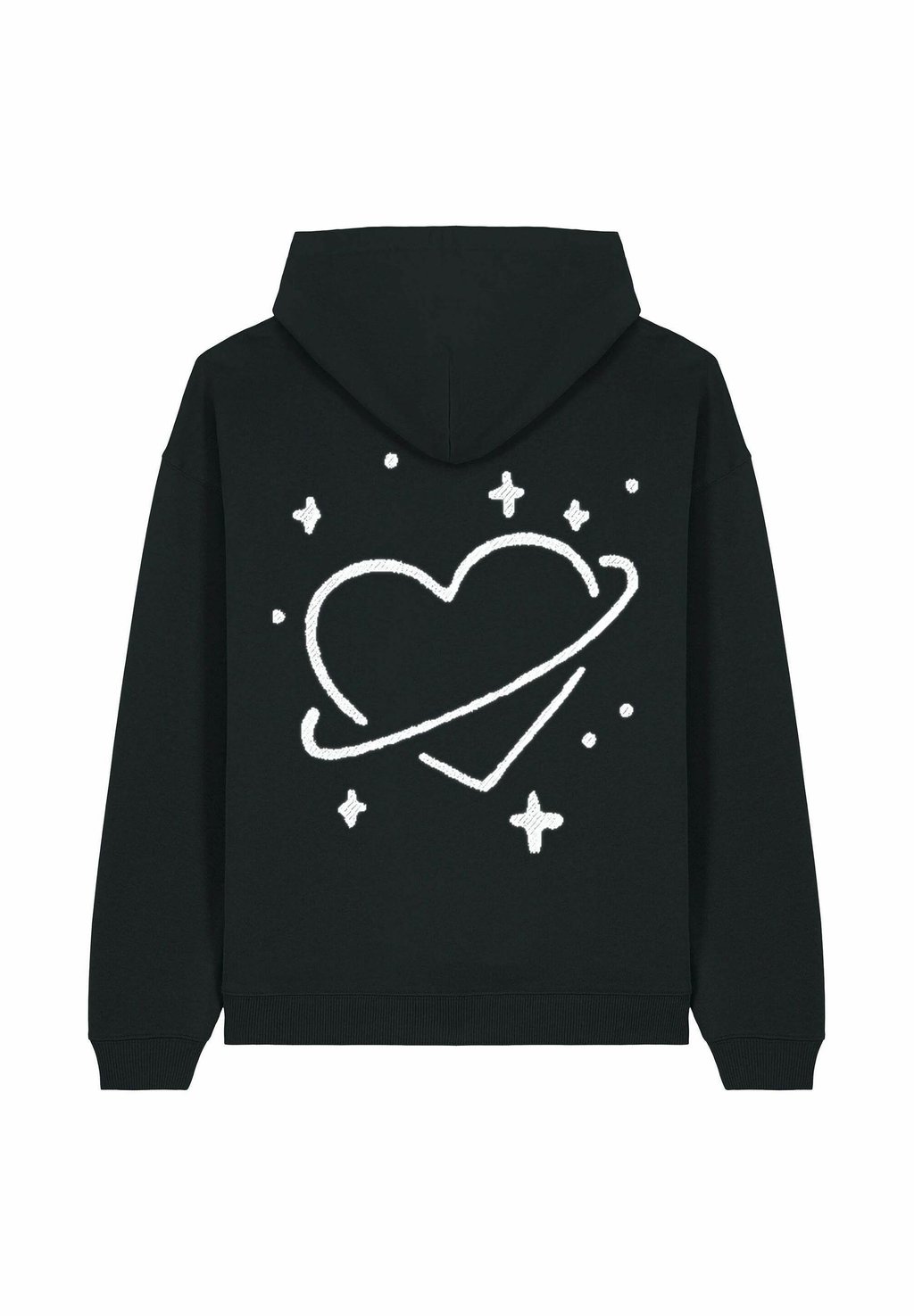 

Толстовка SATURN BACK PRINT UNISEX HEAVYWEIGHT - Hoodie Mira Paris, черный