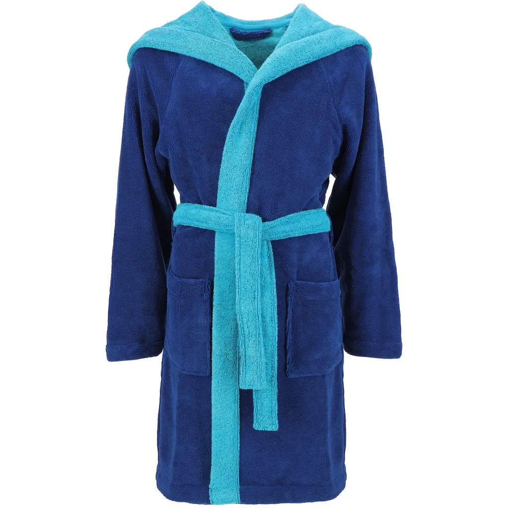 

Детский халат для купания Bixie, идеально подходит для сауны и спа, гостиничный халат, утренний халат 1 шт., двухсторонний вид Vossen, Reflex blue / ice blue