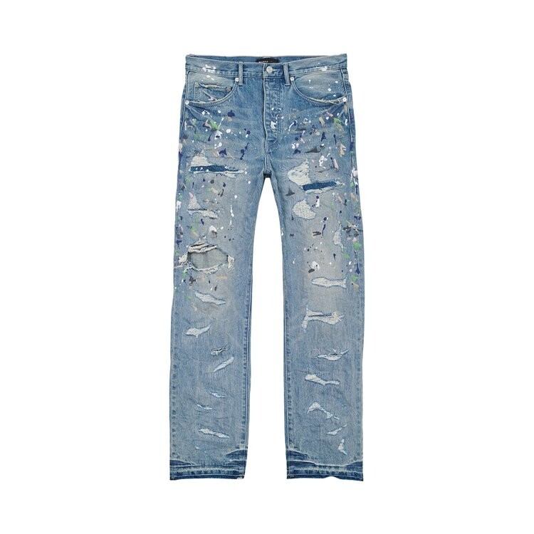

Джинсы PURPLE BRAND Straight Leg Jeans, синий