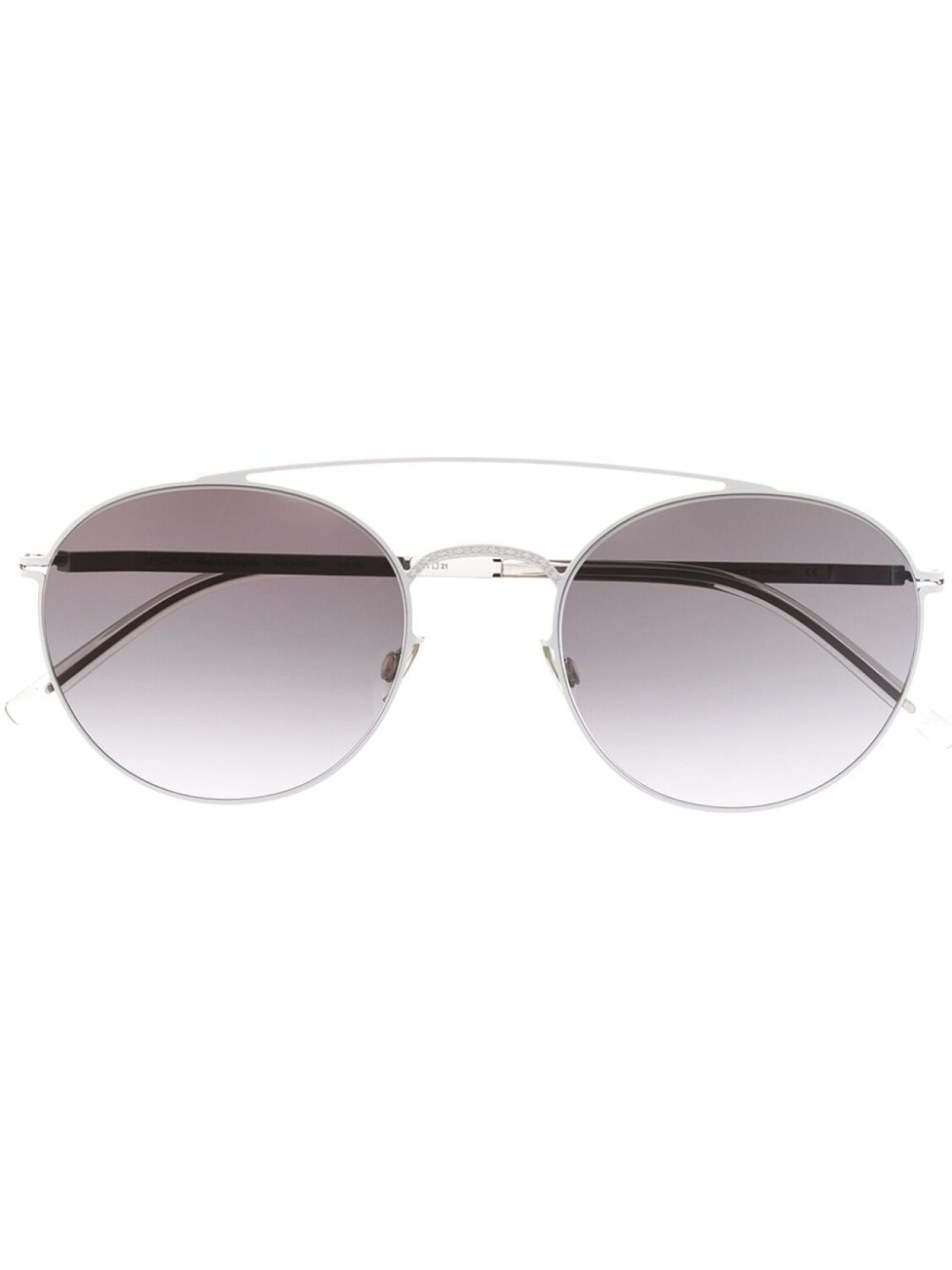 

Mykita солнцезащитные очки в круглой оправе, серебристый